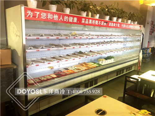 廣東省惠州市蜀宗簽味串串食材保鮮柜-串串食材展示柜案例